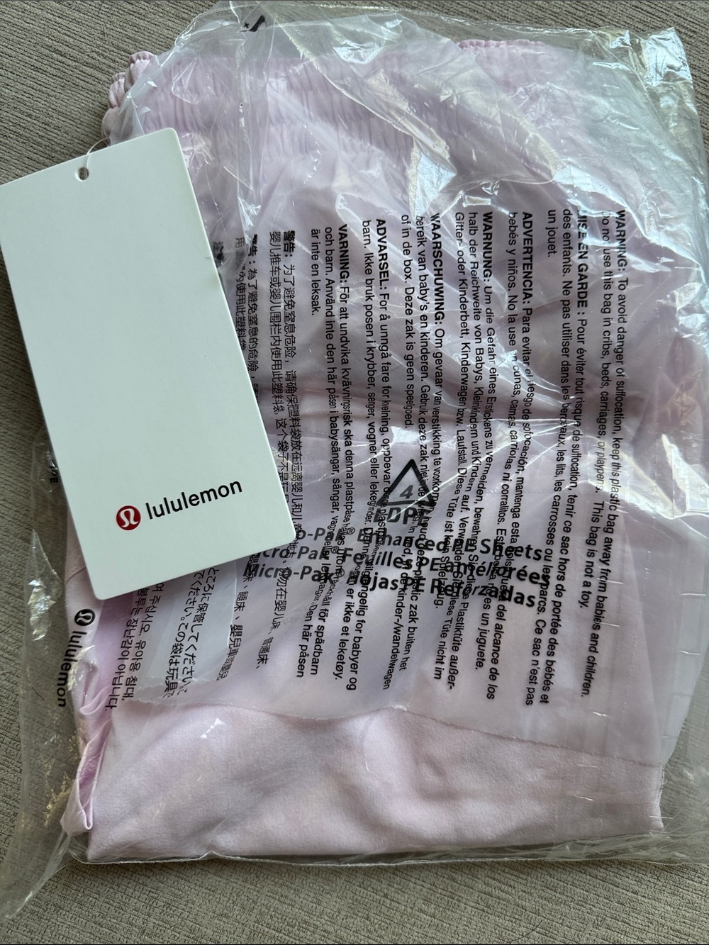 lululemon athletica Light Pink Drawstring Casual Shorts. Size:4 - Picture 5 of 6